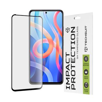 Folie sticla xiaomi redmi note 11 / poco m4 pro,full cover, full glue glass, black