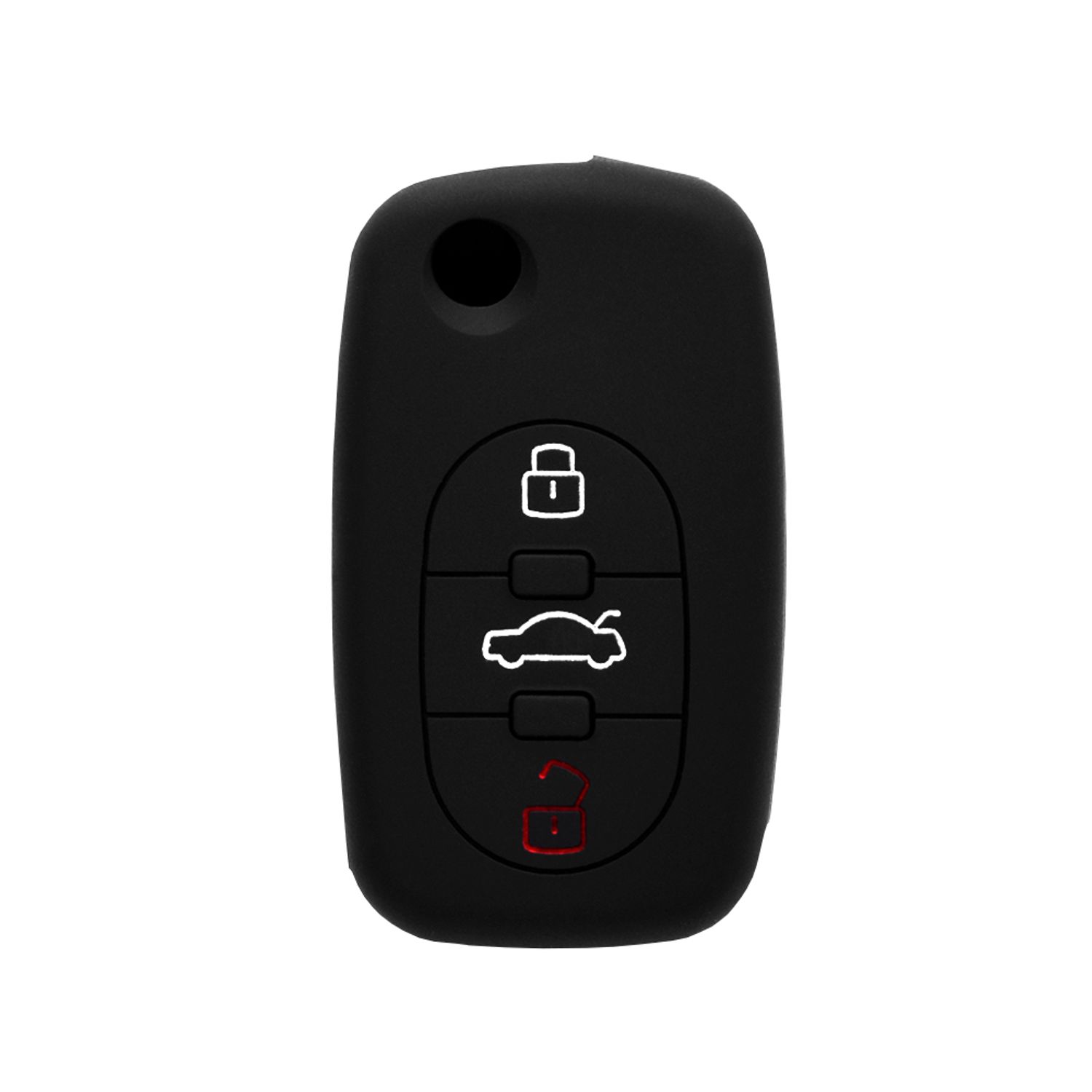 Husa din silicon pentru cheie auto Techsuit - Audi RS4, Allroad, S8 (1009.03) fotografia produsului