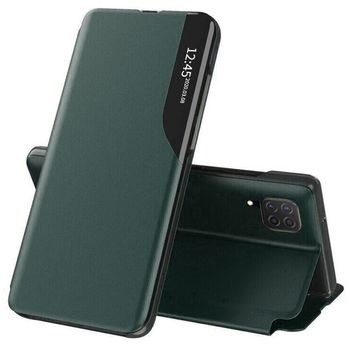 Husa tip carte techsuit - efold series - samsung galaxy a22 4g - dark green