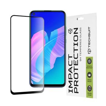 Folie sticla huawei p40 lite e,full cover, full glue glass, black