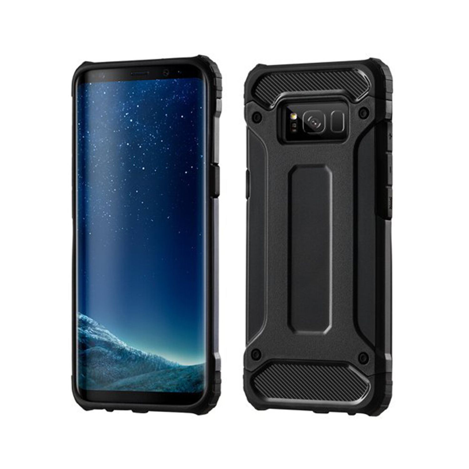 Husa Techsuit - Hybrid Armor - Samsung Galaxy S8 - Black fotografia produsului