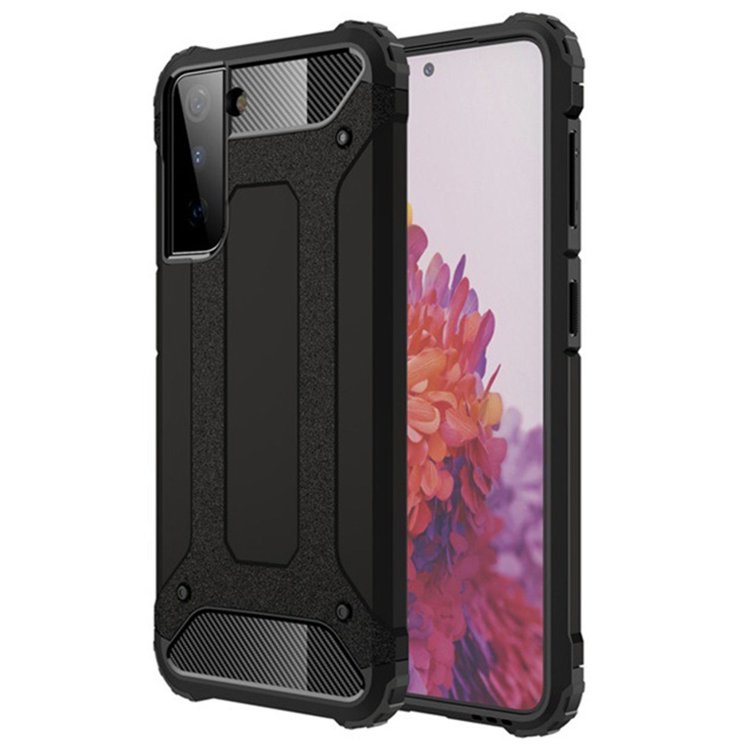 Husa Techsuit - Hybrid Armor - Samsung Galaxy S21 Plus - Black fotografia produsului