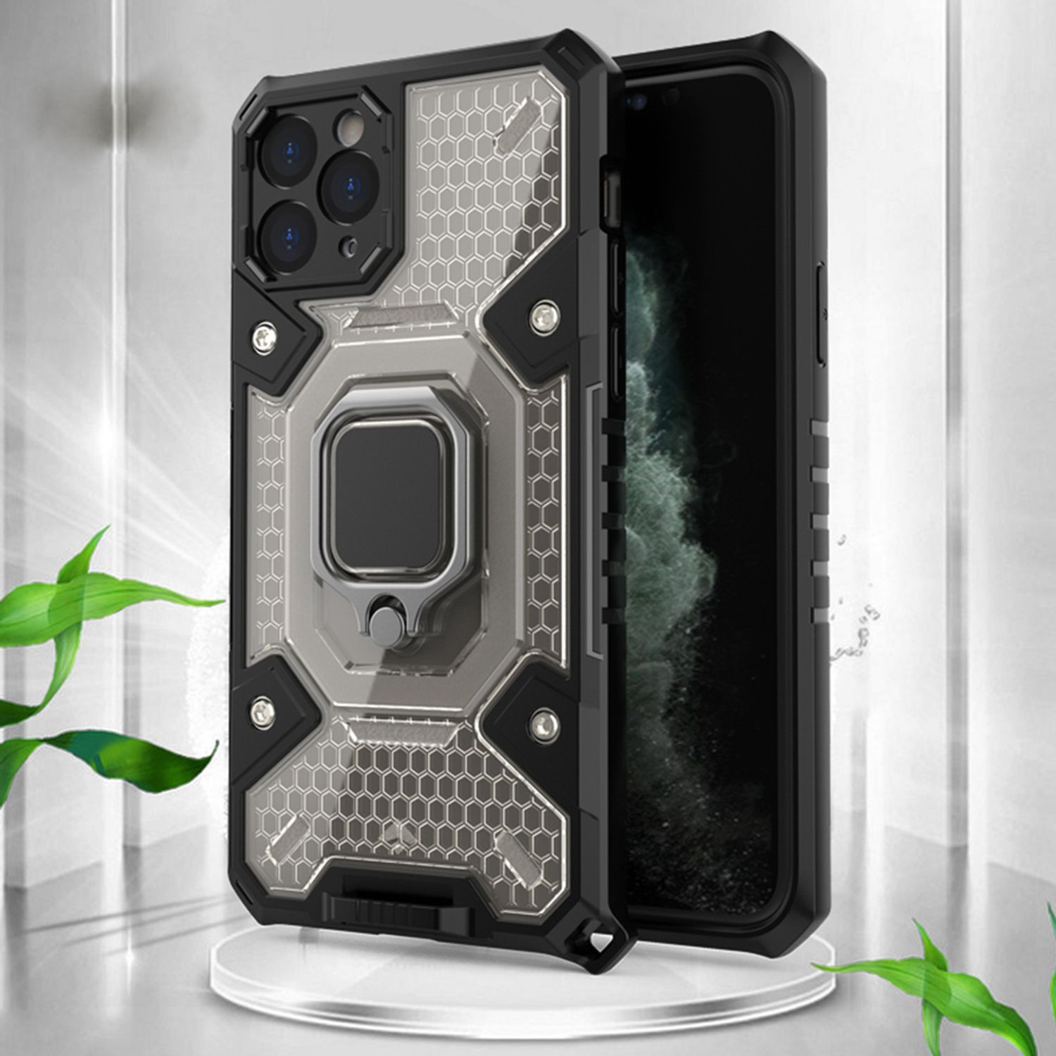 Husa Techsuit - Honeycomb Armor - iPhone 11 Pro Max - negru fotografia produsului View 2 L