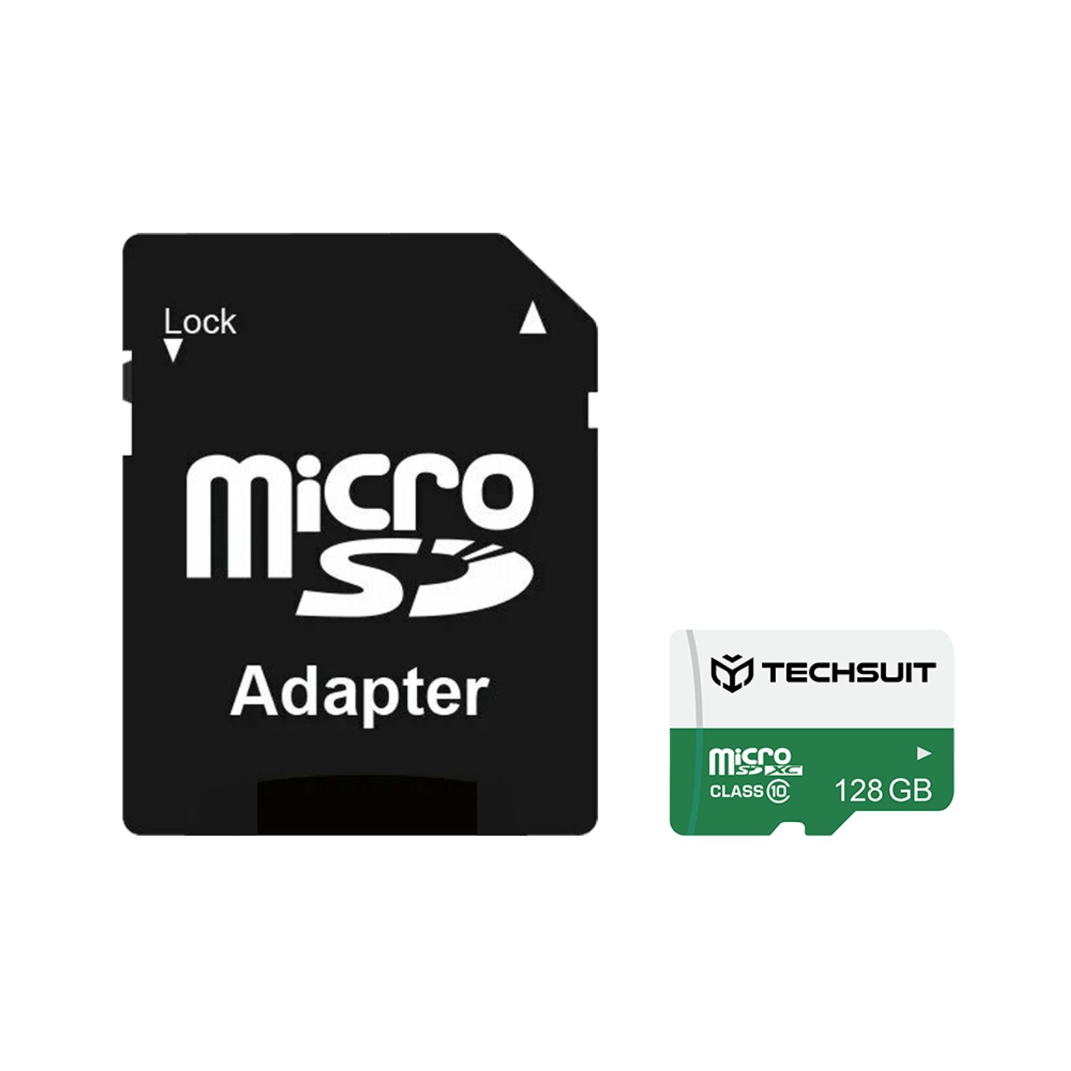Card de memorie Techsuit - SDXC, 128 GB, Class 10 cu adaptor fotografia produsului