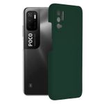 Husa premium Techsuit - Soft Edge Silicone - Xiaomi Poco M3 Pro 4G / 5G - Dark Green fotografia produsului