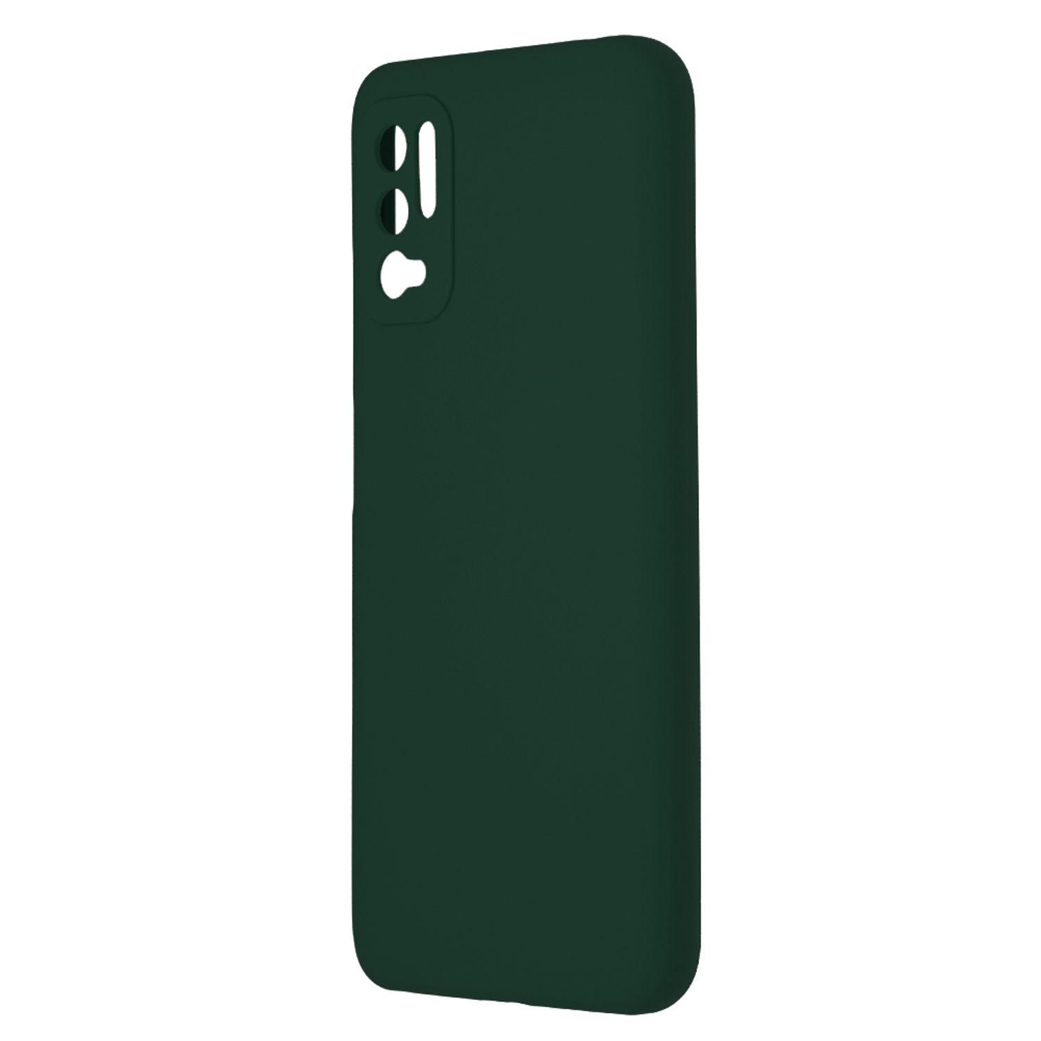 Husa premium Techsuit - Soft Edge Silicone - Xiaomi Poco M3 Pro 4G / 5G - Dark Green fotografia produsului View 3 L
