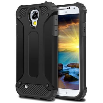 Husa techsuit - hybrid armor - samsung galaxy s4 i9500 - black