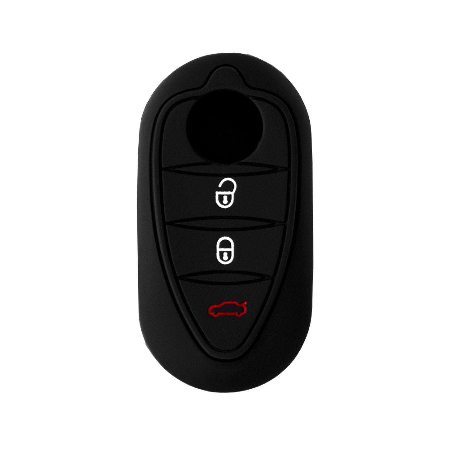 Husa din silicon pentru cheie auto Techsuit - Alfa Romeo (1019.01) fotografia produsului