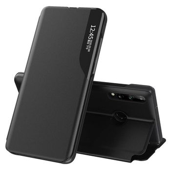 Husa tip carte techsuit - efold series - huawei p40 lite e - black