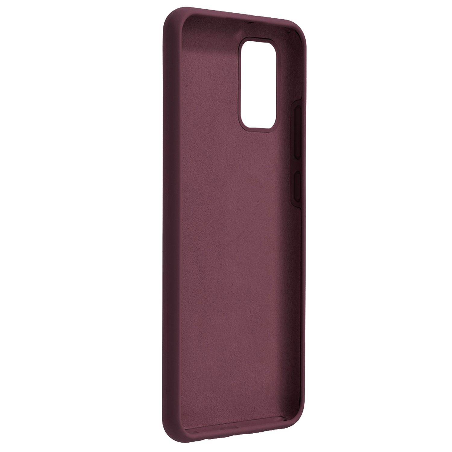 Husa premium Techsuit - Soft Edge Silicone - Samsung Galaxy A02S - Plum Violet fotografia produsului View 2 L