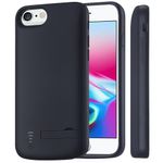 Husa cu acumulator Techsuit - iPhone 6 Plus / 7 Plus / 8 Plus - 8000 mAh - Black fotografia produsului View 3 S