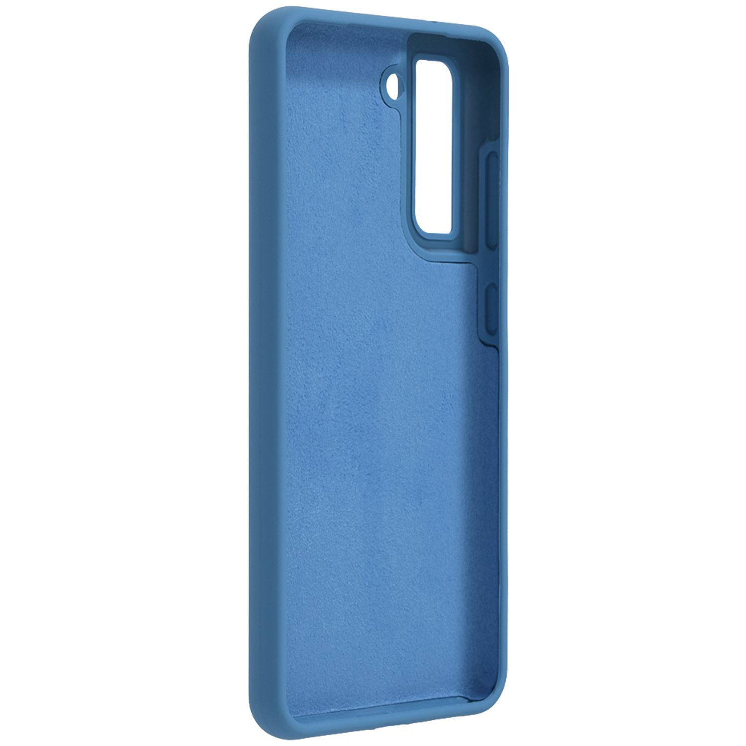 Husa premium Techsuit - Soft Edge Silicone - Samsung Galaxy S21 FE - Denim Blue fotografia produsului View 3 L