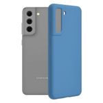 Husa premium Techsuit - Soft Edge Silicone - Samsung Galaxy S21 FE - Denim Blue fotografia produsului