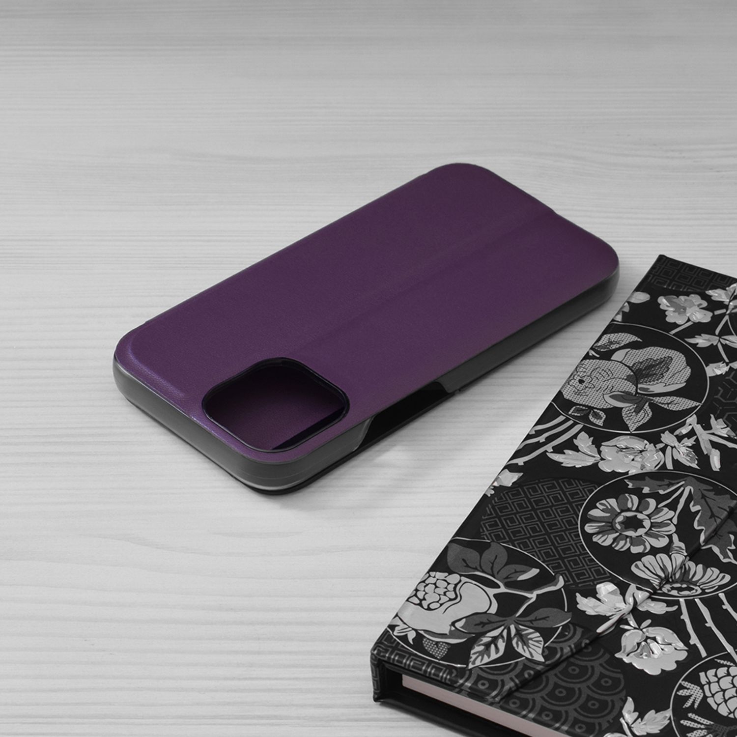 Husa tip carte Techsuit - eFold Series - iPhone 13 Mini - Purple fotografia produsului View 2 L