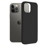 Husa premium Techsuit - Soft Edge Silicone - iPhone 12 Pro Max - Black fotografia produsului