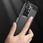 Husa Techsuit - Carbon Silicone - Xiaomi Redmi 10 - Black fotografia produsului View 3 S