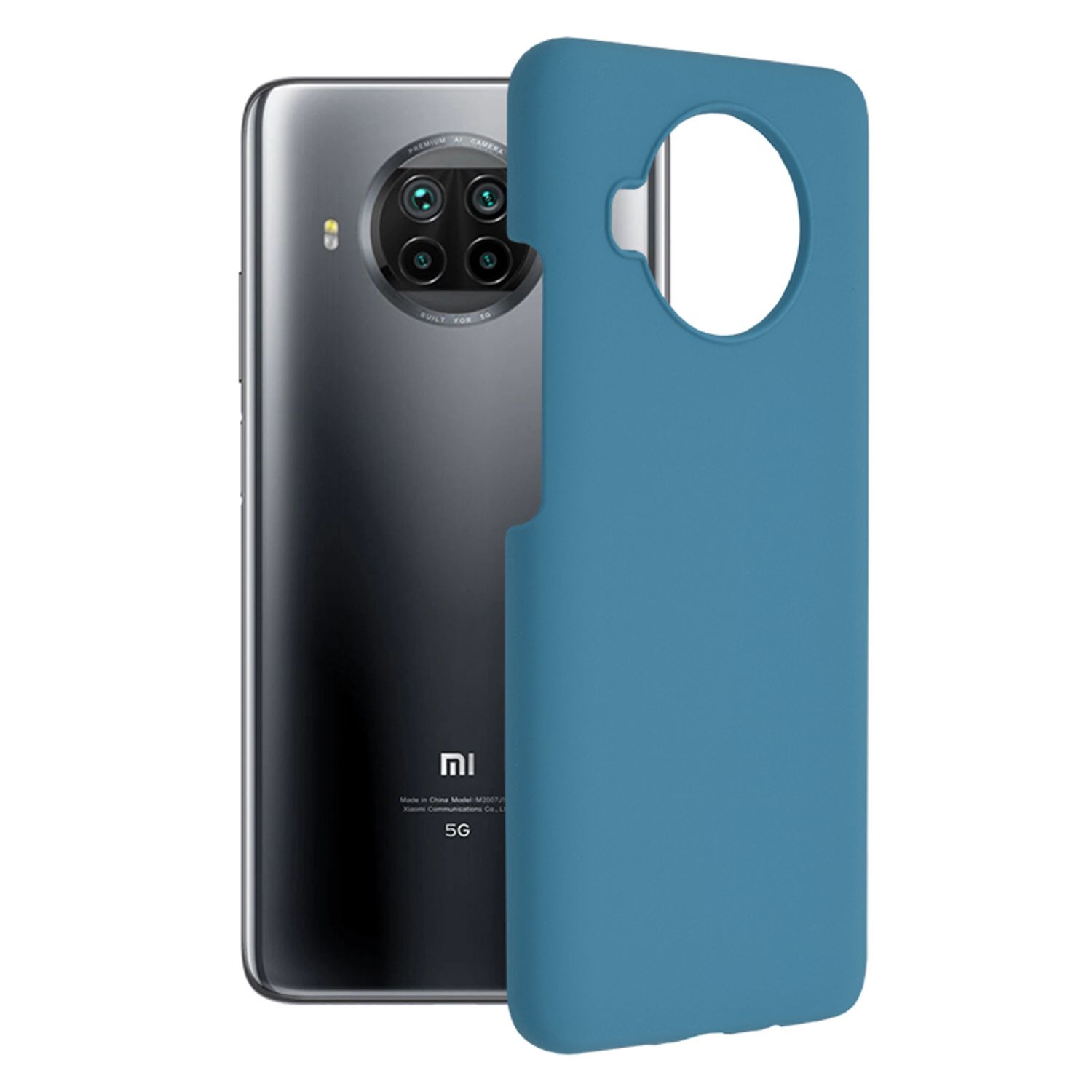 Husa premium Techsuit - Soft Edge Silicone - Xiaomi Mi 10T Lite - Denim Blue fotografia produsului
