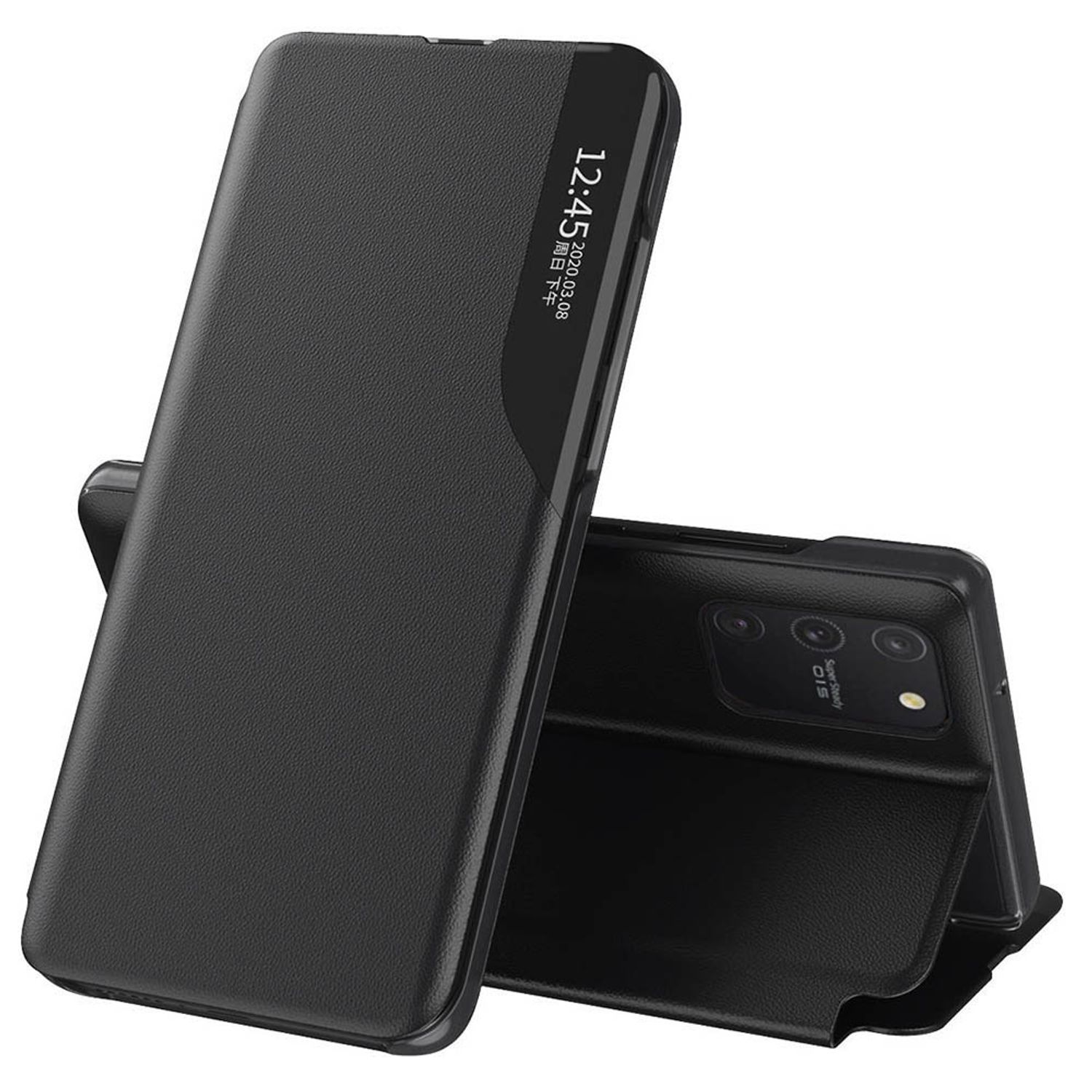 Husa tip carte Techsuit - eFold Series - Samsung Galaxy S10 Lite - Black fotografia produsului