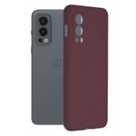 Husa premium Techsuit - Soft Edge Silicone - Oneplus Nord 2 5G - Plum Violet fotografia produsului