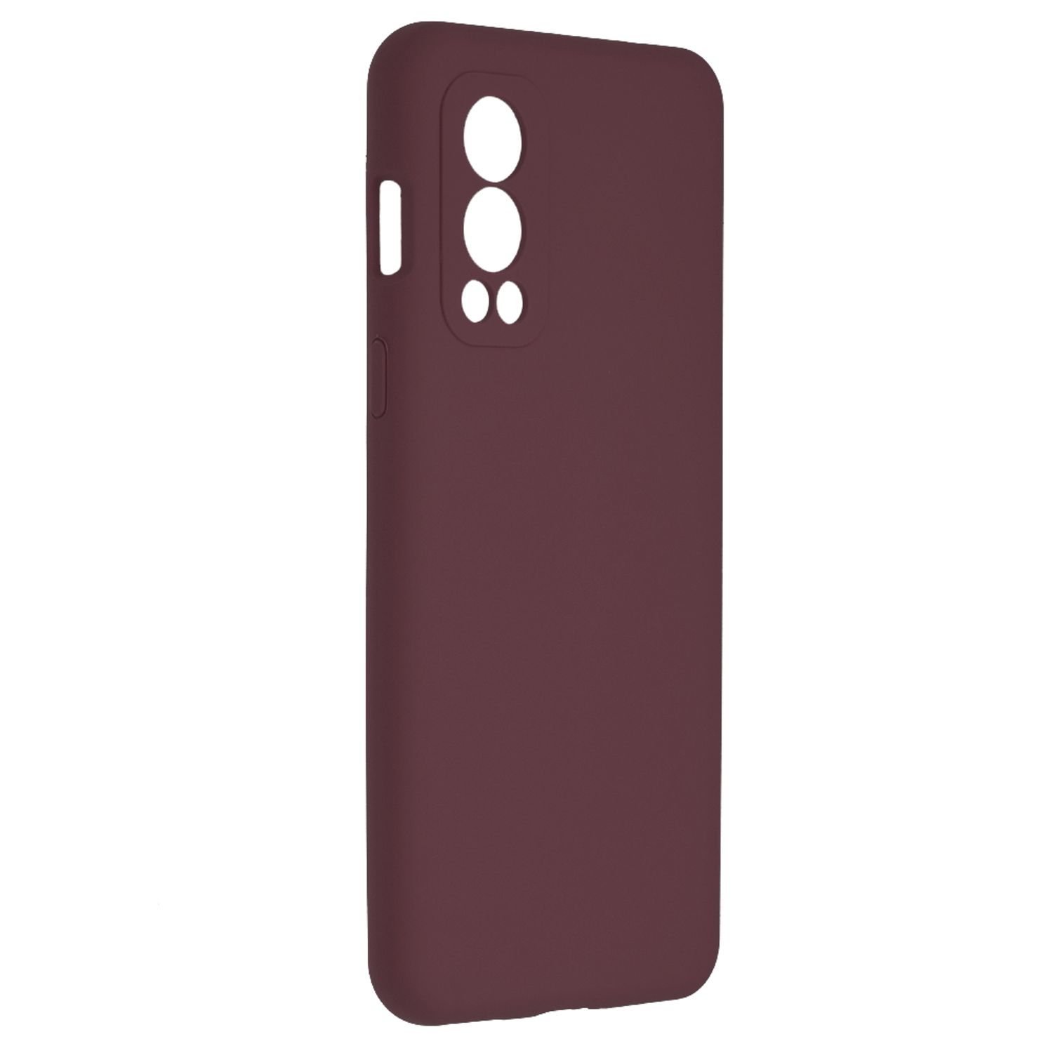 Husa premium Techsuit - Soft Edge Silicone - Oneplus Nord 2 5G - Plum Violet fotografia produsului View 2 L