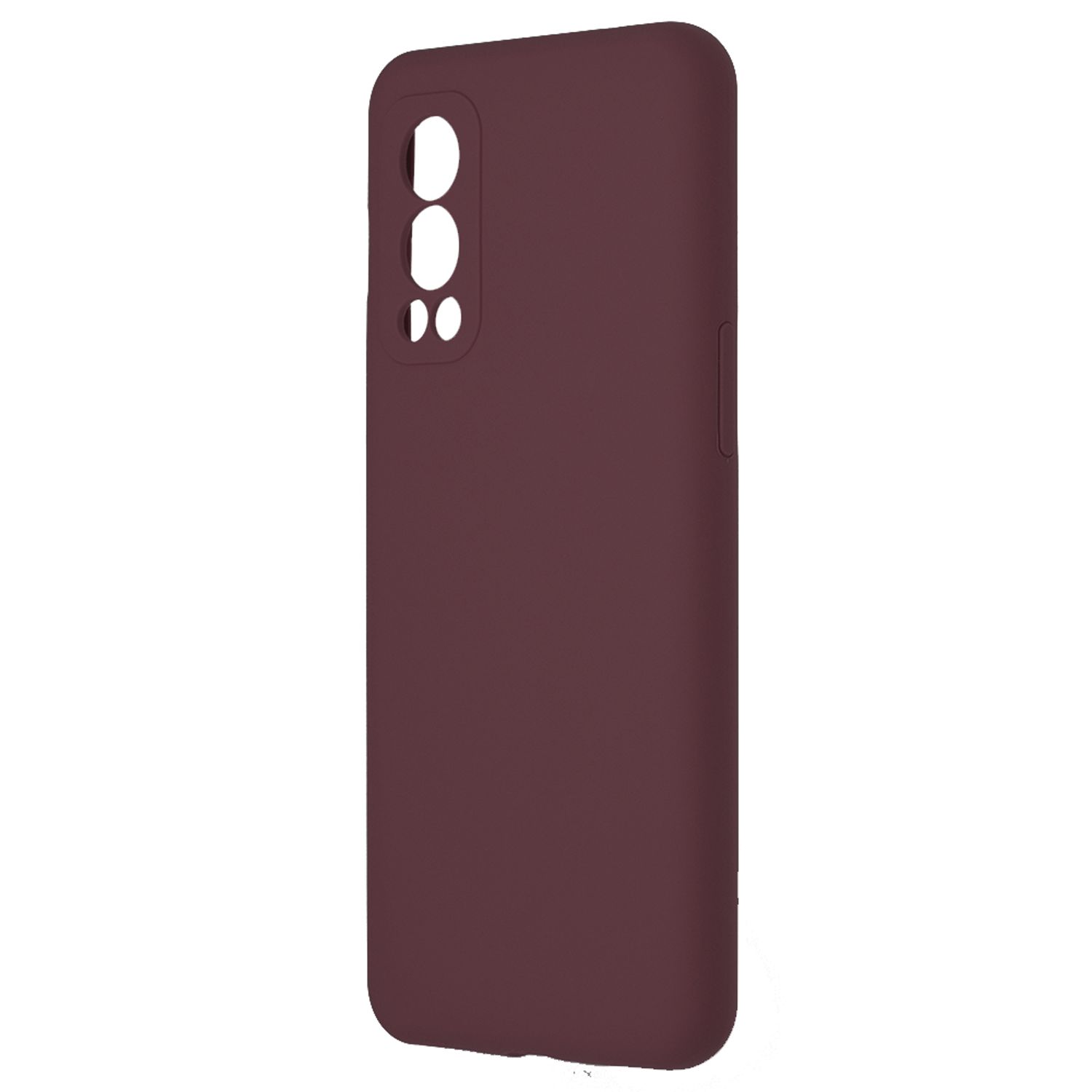 Husa premium Techsuit - Soft Edge Silicone - Oneplus Nord 2 5G - Plum Violet fotografia produsului View 3 L