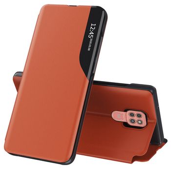 Husa tip carte techsuit - efold series - motorola moto g9 play - orange