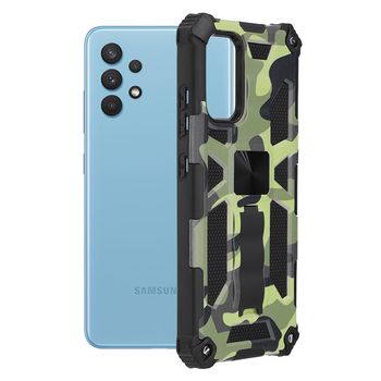 Husa antisoc techsuit - blazor series - samsung galaxy a32 4g - camo lime