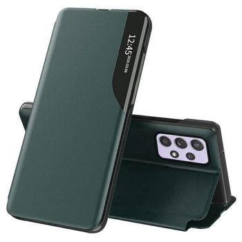 Husa tip carte techsuit - efold series - samsung galaxy a32 4g - dark green