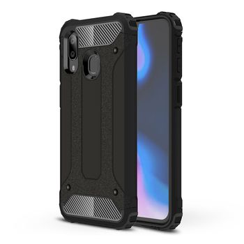 Husa techsuit - hybrid armor - samsung galaxy a40 - black