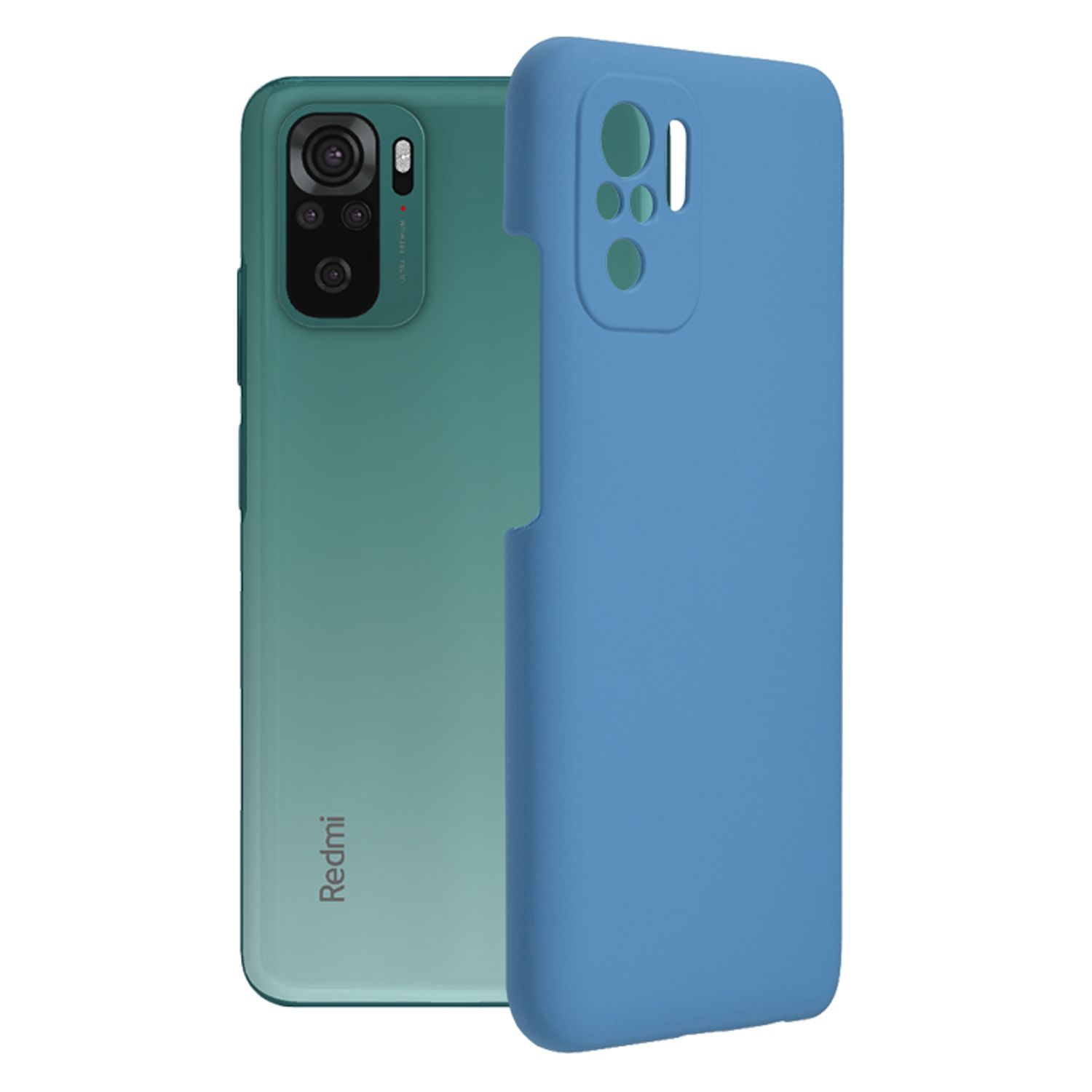 Husa premium Techsuit - Soft Edge Silicone - Xiaomi Redmi Note 10 / 10S - Denim Blue fotografia produsului
