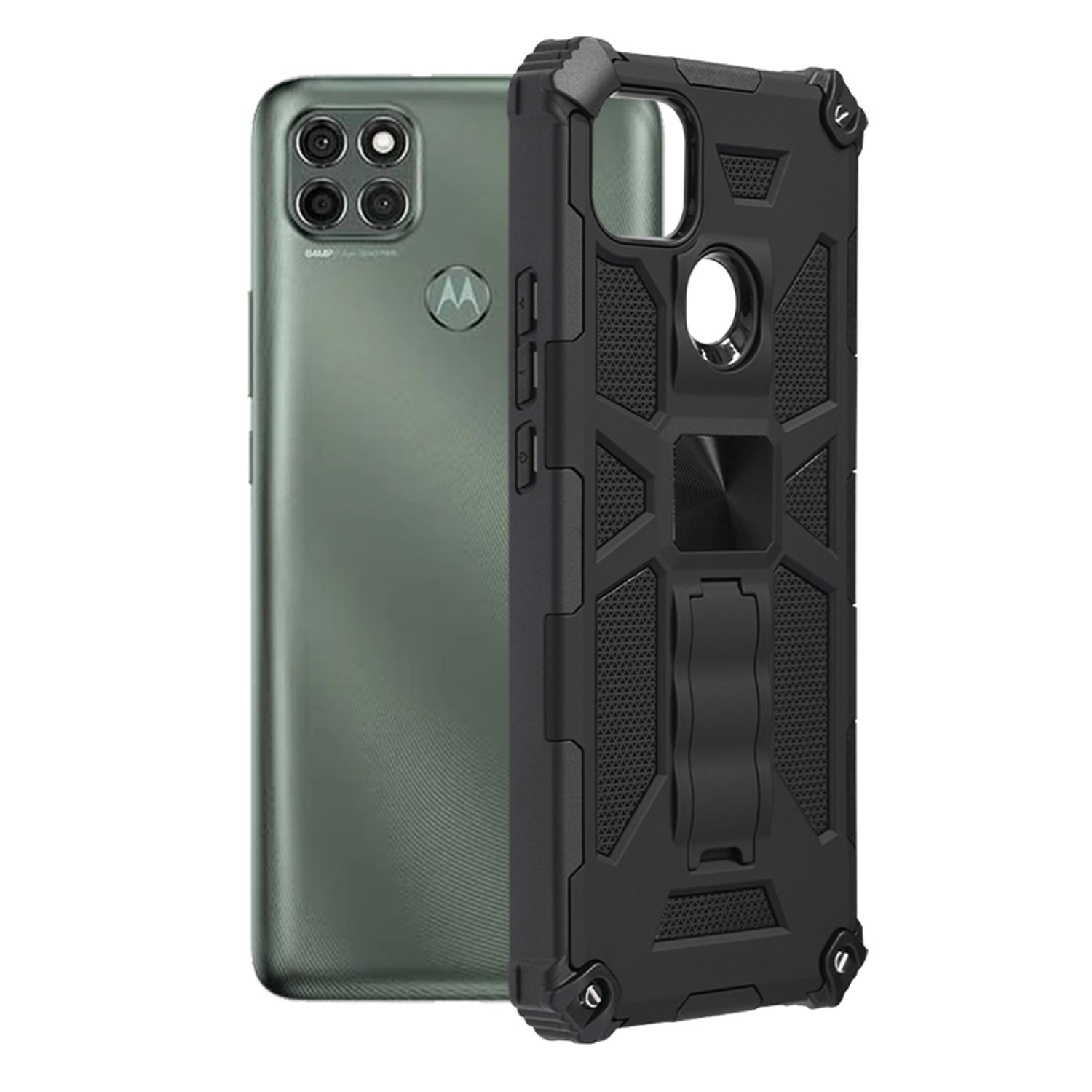 Husa antisoc Techsuit - Blazor Series - Motorola Moto G9 Power - Black fotografia produsului
