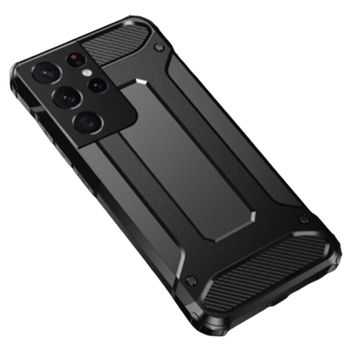 Husa techsuit - hybrid armor - samsung galaxy s21 ultra - black
