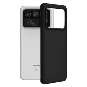 Husa premium techsuit - soft edge silicone - xiaomi mi 11 ultra - black
