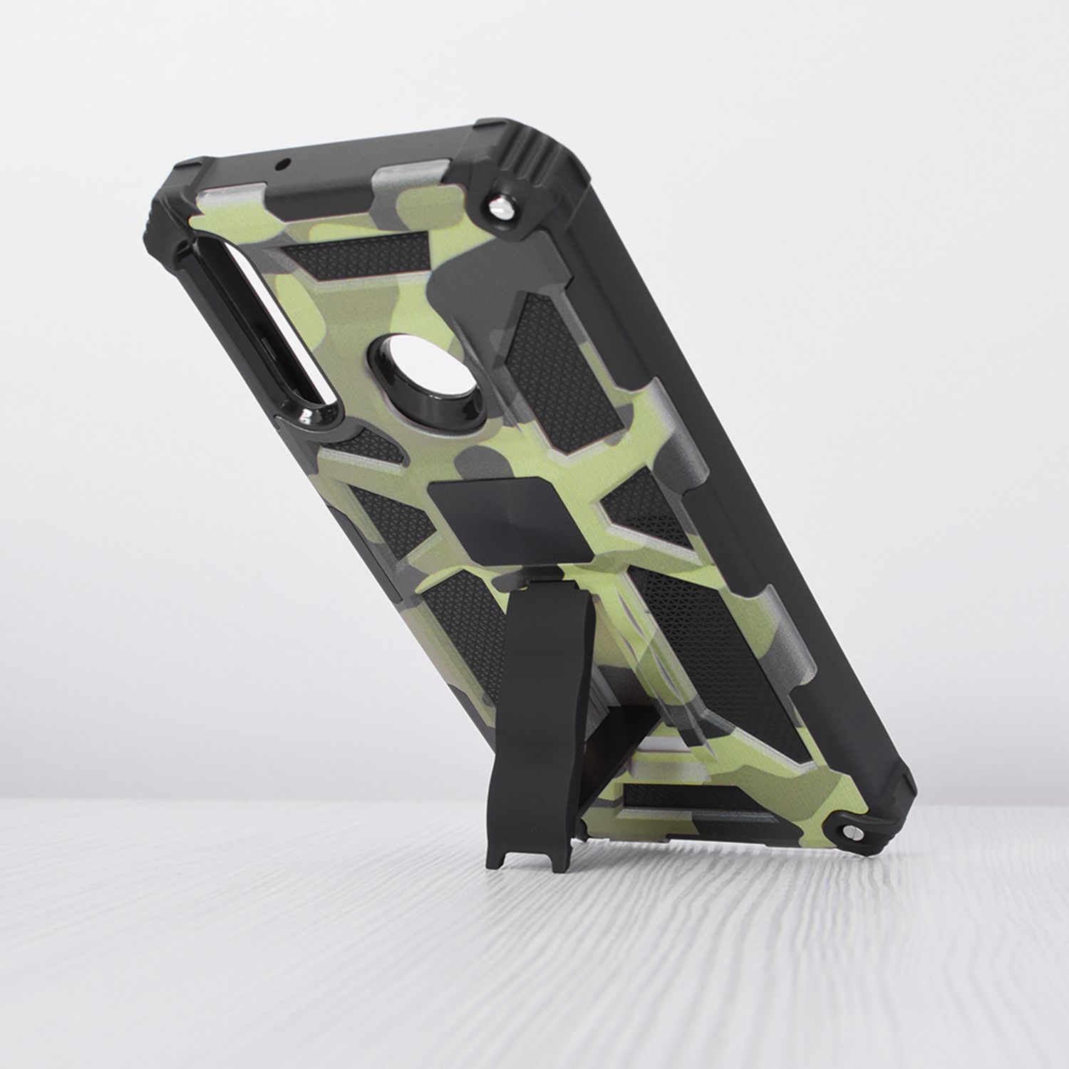 Husa antisoc Techsuit - Blazor Series - Huawei P40 Lite E - Camo Lime fotografia produsului View 3 L