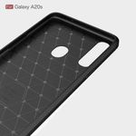 Husa Techsuit - Carbon Silicone - Samsung Galaxy A20s - Black fotografia produsului View 2 S