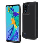 Husa cu acumulator Techsuit - Huawei P30 Pro - 5000 mAh - Black fotografia produsului