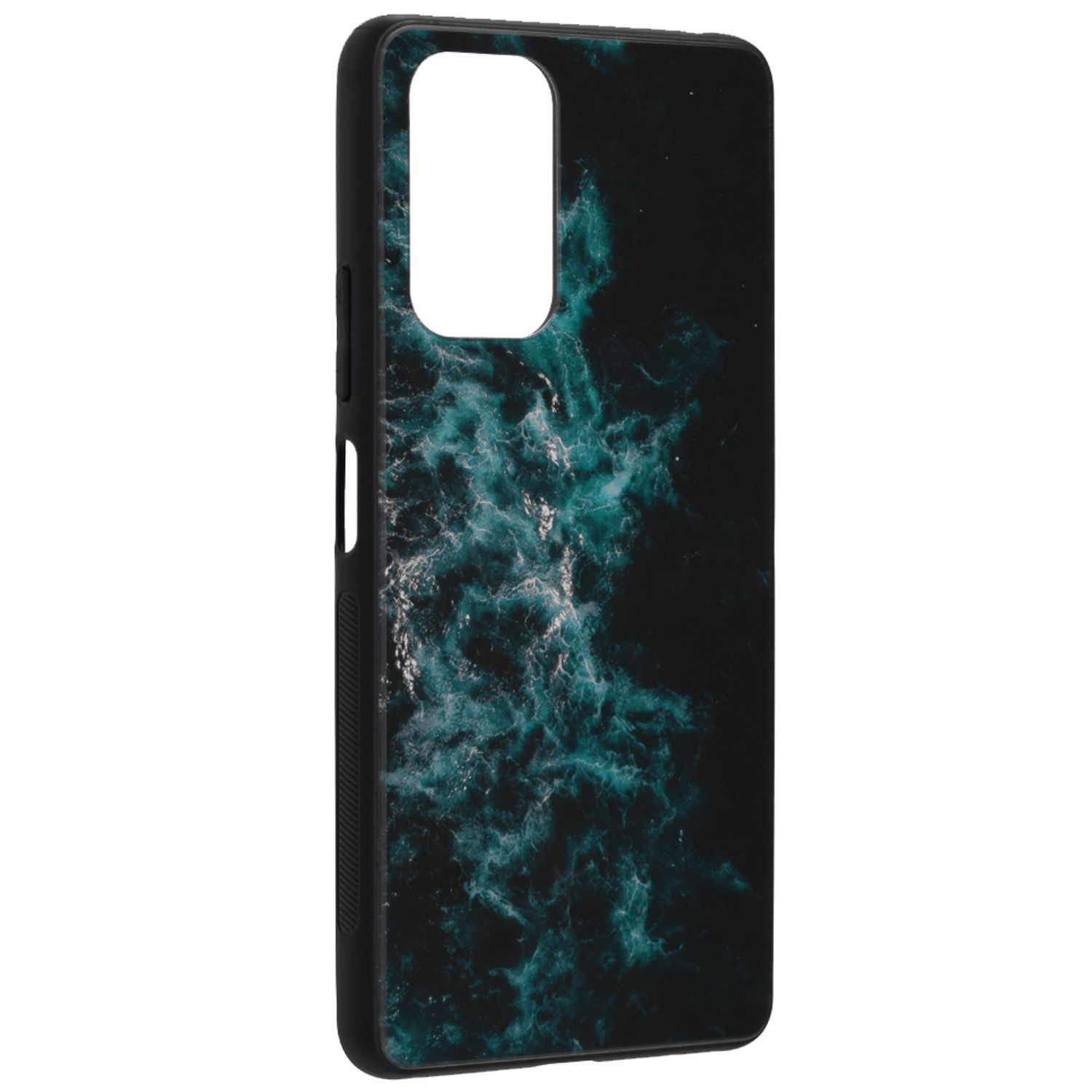 Husa cu spate din sticla Techsuit - Glaze Series - Xiaomi Redmi Note 10 Pro - Blue Nebula fotografia produsului View 2 L