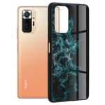 Husa cu spate din sticla Techsuit - Glaze Series - Xiaomi Redmi Note 10 Pro - Blue Nebula fotografia produsului