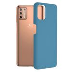 Husa premium Techsuit - Soft Edge Silicone - Motorola Moto G9 Plus - Denim Blue fotografia produsului