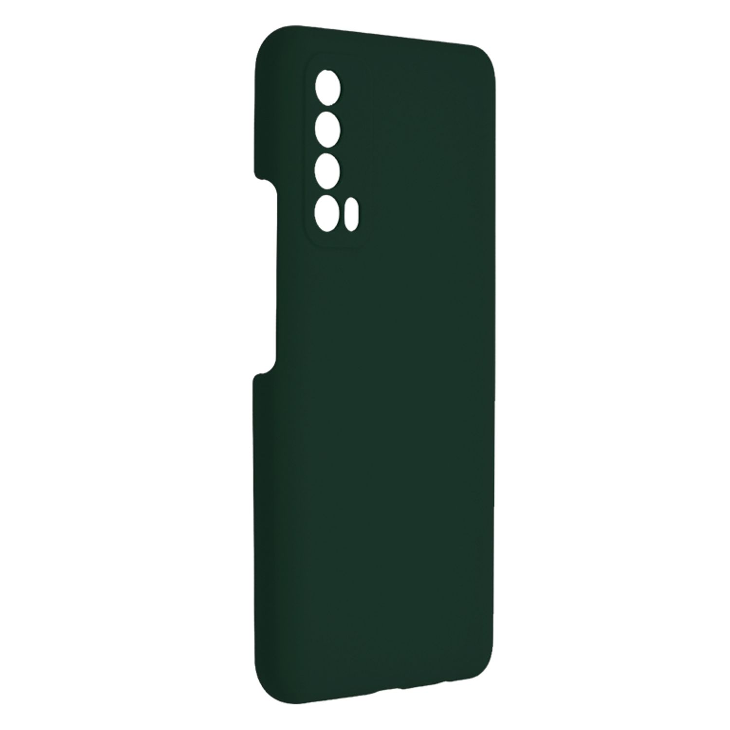 Husa premium Techsuit - Soft Edge Silicone - Huawei P Smart 2021 - Dark Green fotografia produsului View 2 L