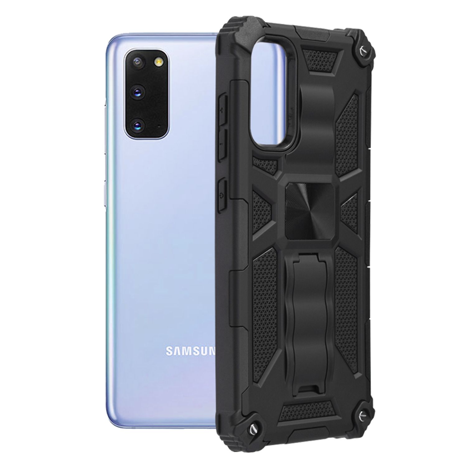 Husa antisoc Techsuit - Blazor Series - Samsung Galaxy S20 - Black fotografia produsului