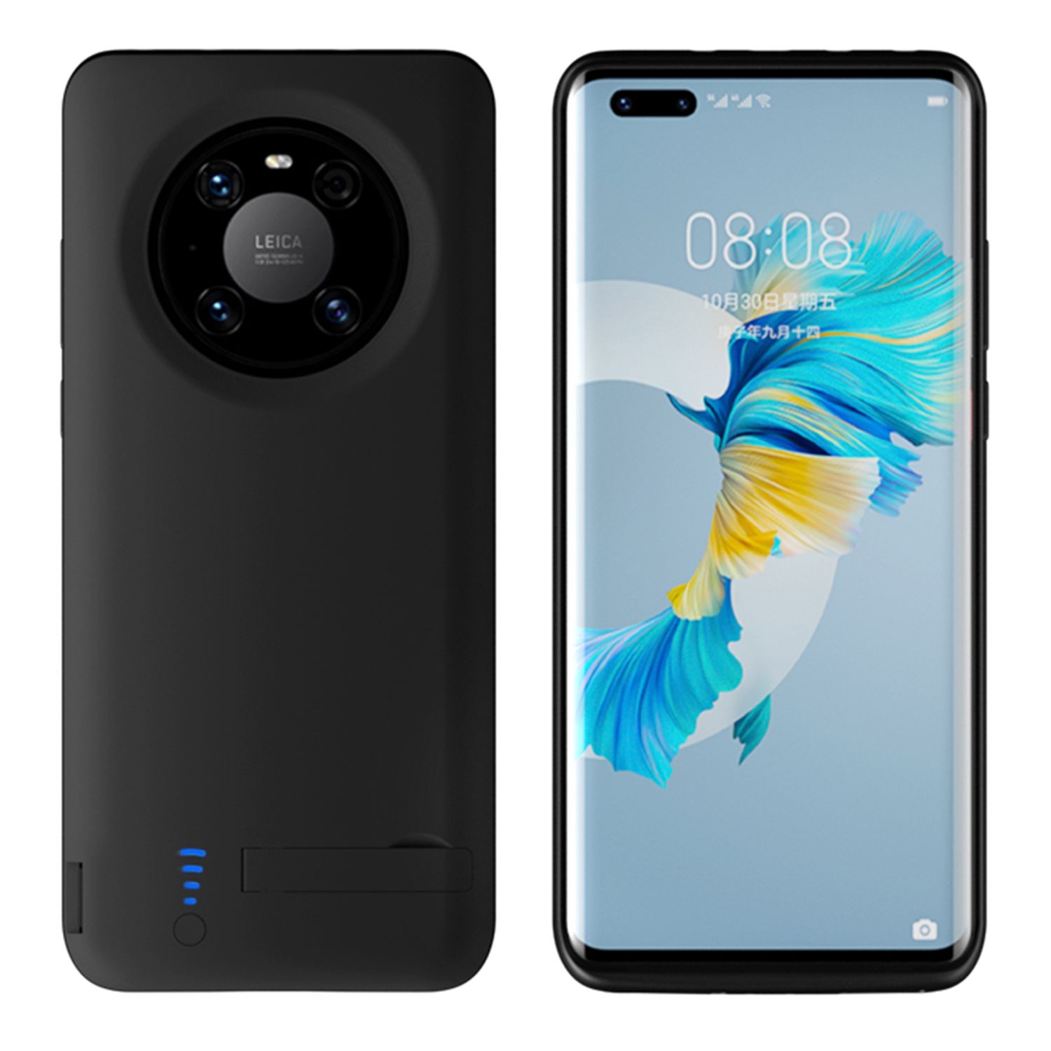 Husa cu acumulator Techsuit - Huawei Mate 40 Pro - 4800 mAh - Black fotografia produsului