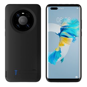 Husa cu acumulator techsuit - huawei mate 40 pro - 4800 mah - black