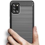 Husa Techsuit - Carbon Silicone - Samsung Galaxy A31 - Black fotografia produsului View 3 S