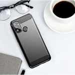 Husa Techsuit - Carbon Silicone - Oneplus Nord N100 5G - Black fotografia produsului View 2 S
