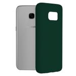 Husa premium Techsuit - Soft Edge Silicone - Samsung Galaxy S7 - Dark Green fotografia produsului