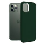 Husa premium Techsuit - Soft Edge Silicone - iPhone 11 Pro - Dark Green fotografia produsului