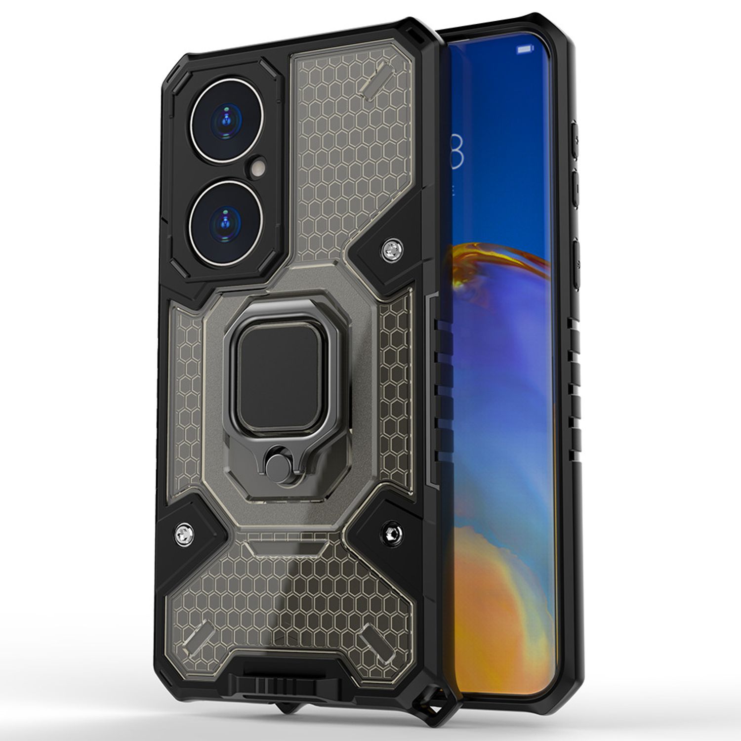 Husa Techsuit - Honeycomb Armor - Huawei P50 Pro - negru fotografia produsului