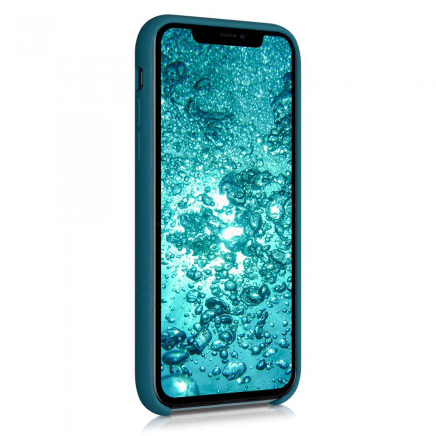 Husa premium Techsuit - Soft Edge Silicone - iPhone 12 / 12 Pro - Dark Green fotografia produsului View 3 L