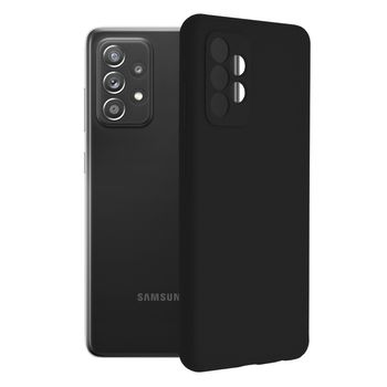 Husa premium techsuit - soft edge silicone - samsung galaxy a72 5g - black